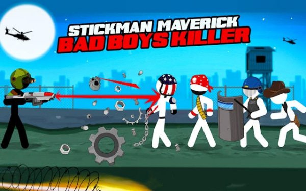 Stickman Maverick: Bad Boys Challenger - Action Precision Fighter Game