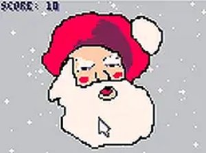 Pin the Nose Christmas Game Online
