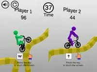 Wheelie Bike for 2 Players Online Arcade Game