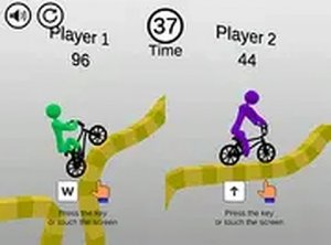 Wheelie Bike for 2 Players Online Game
