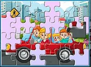 Family Travelling Jigsaw Puzzle Game