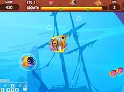 Eat and Grow Fish Online Game