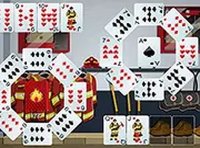 Firemen Solitaire Card Game