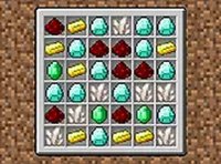 Minecraft Match Three Puzzle