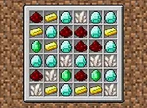 Minecraft Match Three Puzzle Game